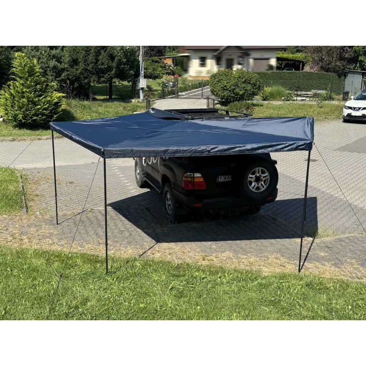 Zadaszenie FOX HD 270° 2m z oświetleniem LED str. pasażera Granatowe Escape - ujęcie 6