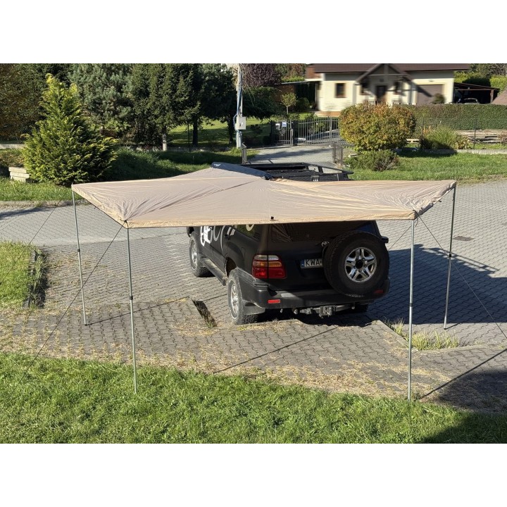 Zadaszenie FOX na stronę kierowcy 2,5m Piaskowe Escape
