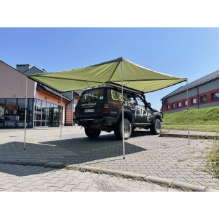 Zadaszenie FOX na stronę pasażera 2,5m Zielone Escape