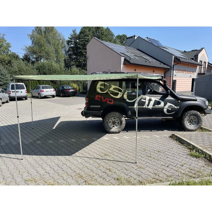 Zadaszenie FOX na stronę pasażera 2,5m Zielone Escape - ujęcie 7