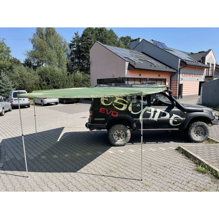 Zadaszenie FOX na stronę pasażera 2m Zielone Escape - ujęcie 8