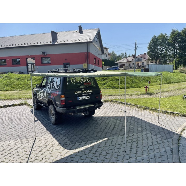 Zadaszenie FOX na stronę pasażera 2m Zielone Escape - ujęcie 10