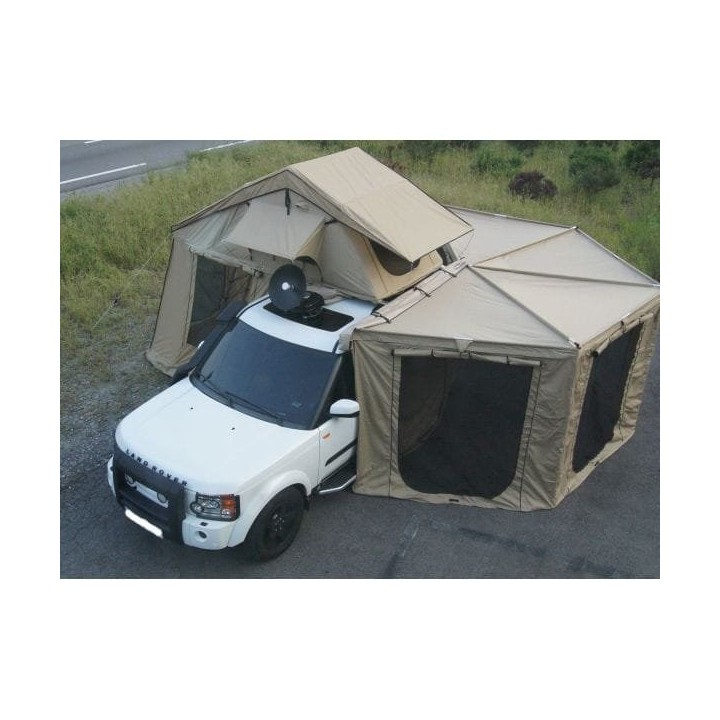 Ściany do zadaszenia FOX HD bez podłogi 2 m Piaskowe Escape - ujęcie 3