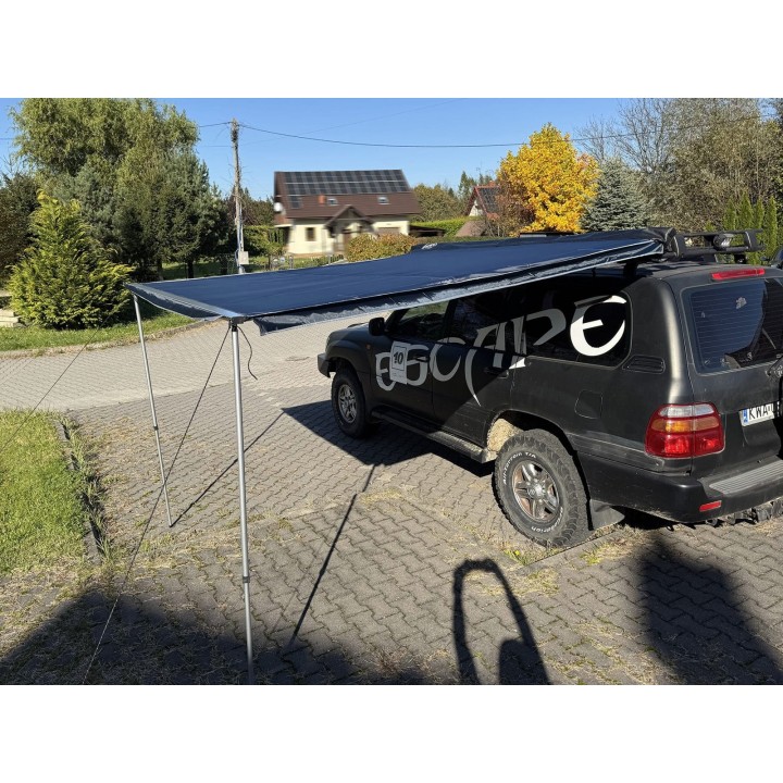 Zadaszenie wyprawowe markiza 2,5 x 2,5m Granatowe Escape - ujęcie 4