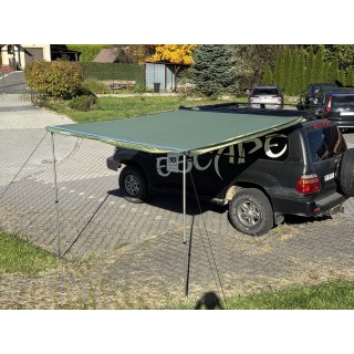 Zadaszenie wyprawowe markiza 2,5 x 3m Zielone Escape
