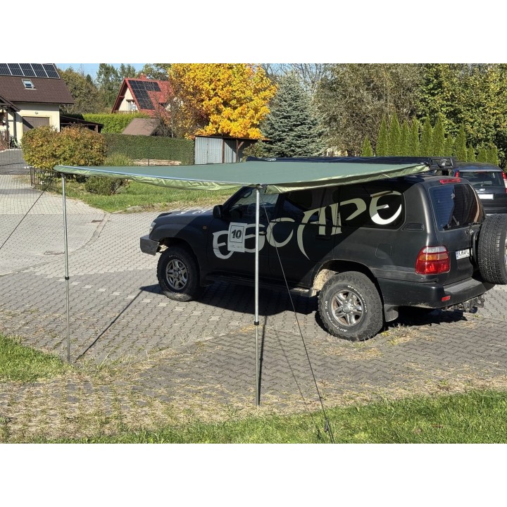 Zadaszenie wyprawowe markiza 2,5 x 3m Zielone Escape - ujęcie 3