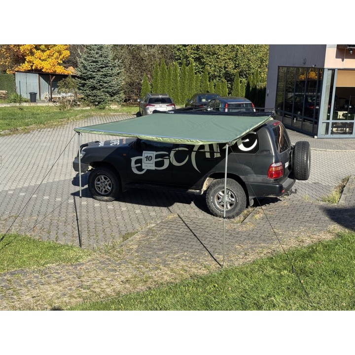 Zadaszenie wyprawowe markiza 2,5 x 3m Zielone Escape - ujęcie 4
