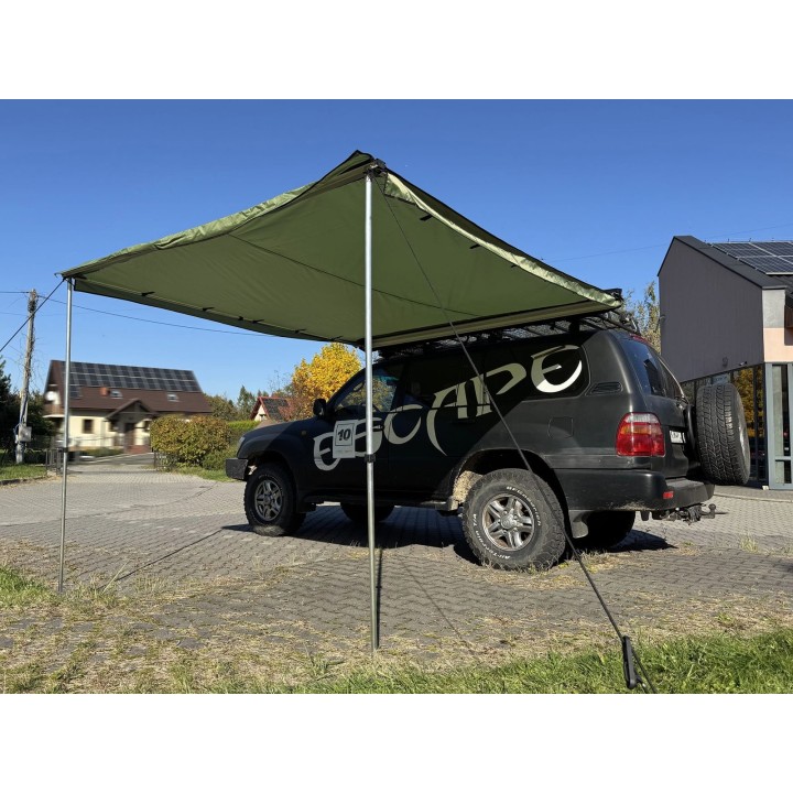 Zadaszenie wyprawowe markiza 2,5 x 3m Zielone Escape - ujęcie 8