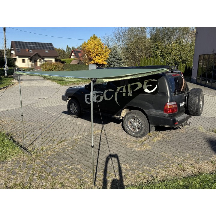 Zadaszenie wyprawowe markiza 2,5 x 3m Zielone Escape - ujęcie 9
