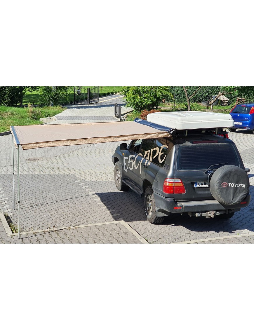 Zadaszenie wyprawowe markiza 2 x 3m Piaskowe