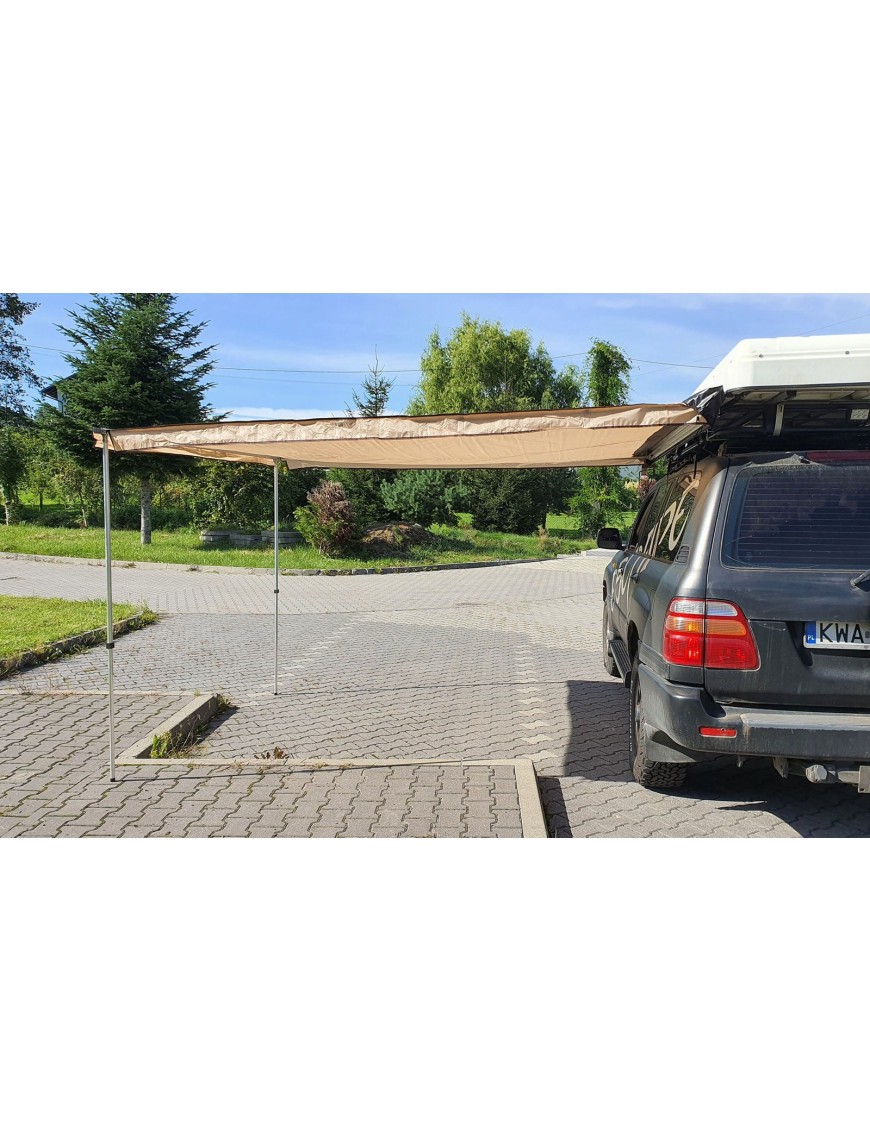 Zadaszenie wyprawowe markiza 2 x 3m Piaskowe