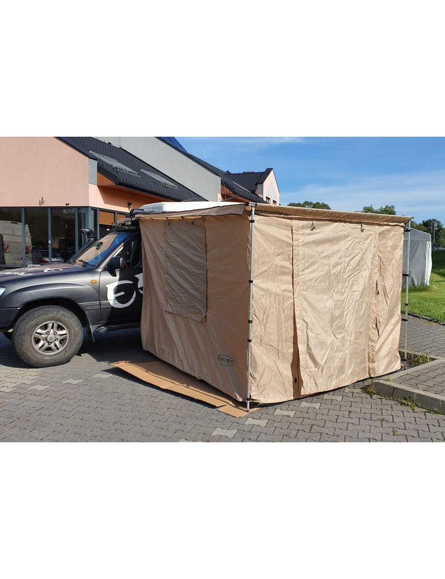 Ściany do zadaszenia bez podłogi TYP 1 2 x 3m Piaskowe