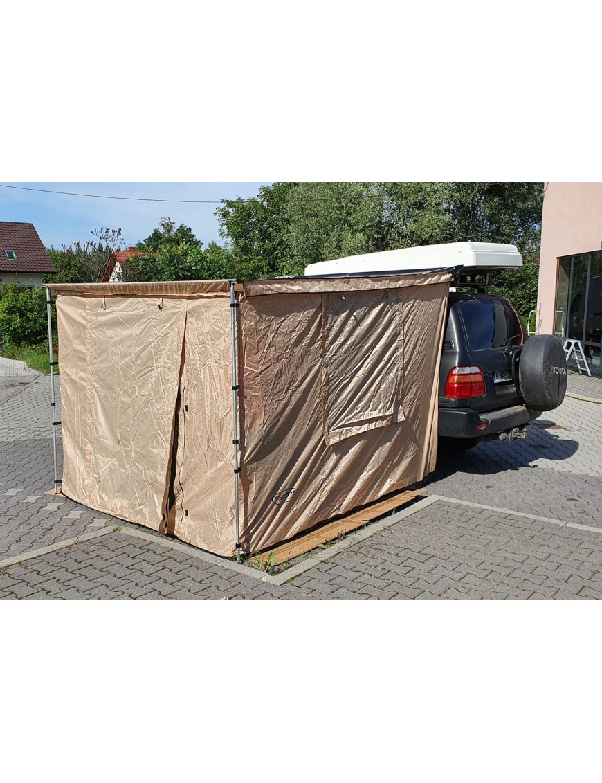 Ściany do zadaszenia bez podłogi TYP 1 2 x 2,5m Piaskowe