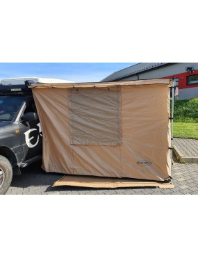 Ściany do zadaszenia bez podłogi TYP 1 2 x 3m Piaskowe