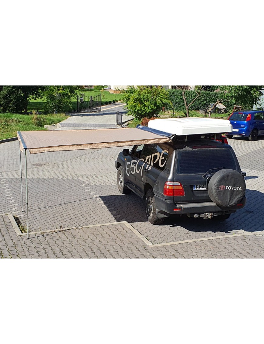 Zadaszenie wyprawowe markiza 2,5 x 3m Piaskowe
