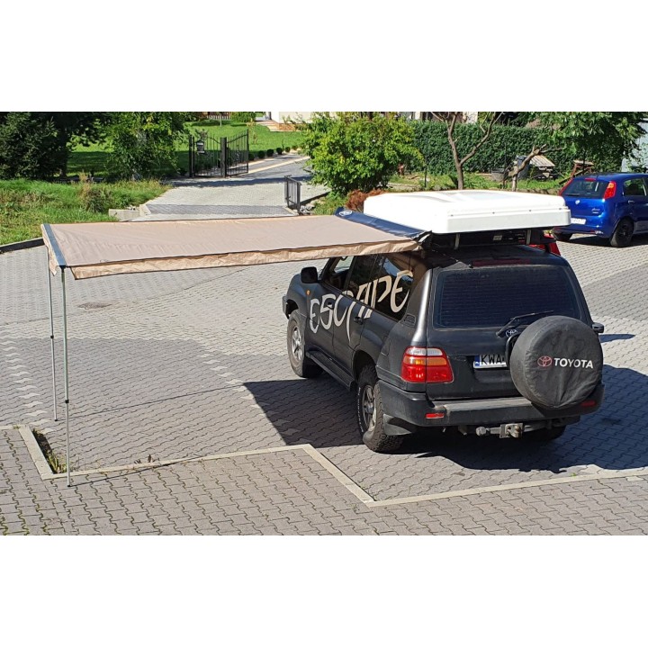 Zadaszenie wyprawowe markiza 2,5 x 3m Piaskowe Escape - ujęcie 4