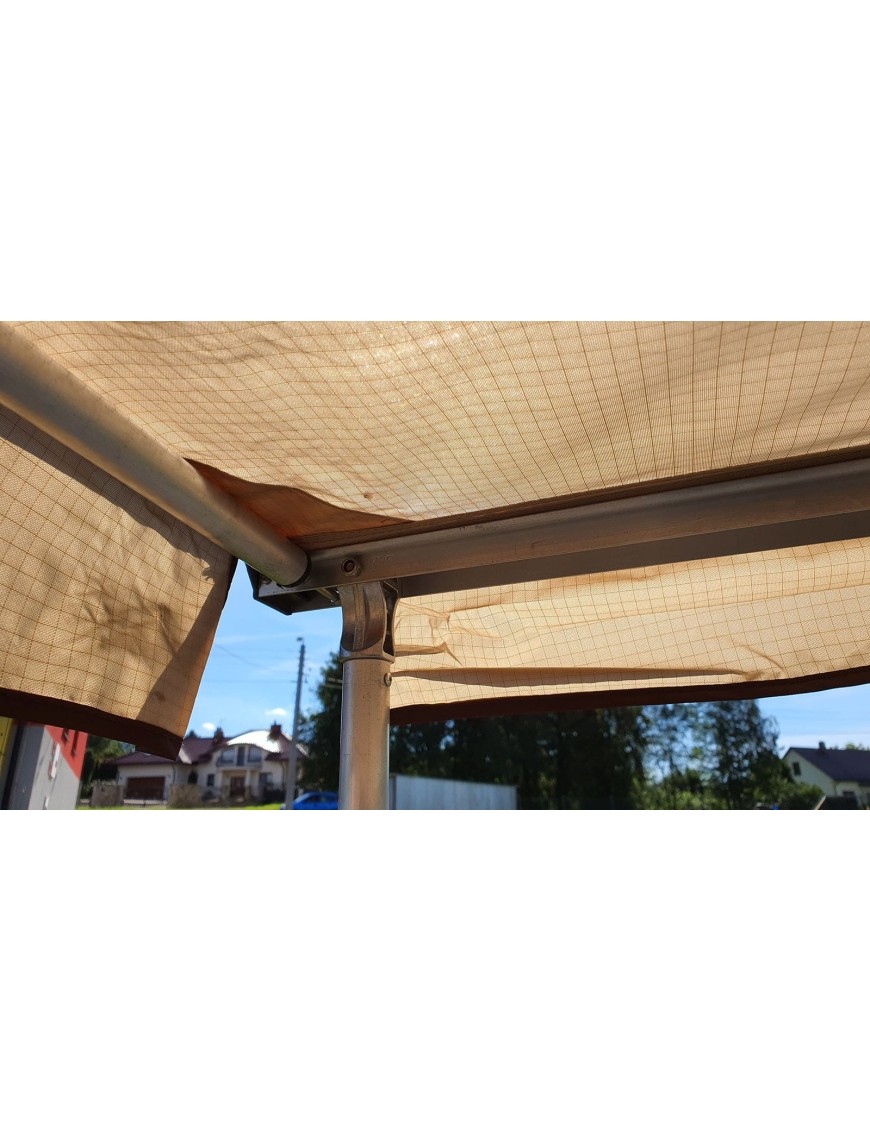 Zadaszenie wyprawowe markiza 2,5 x 3m Piaskowe