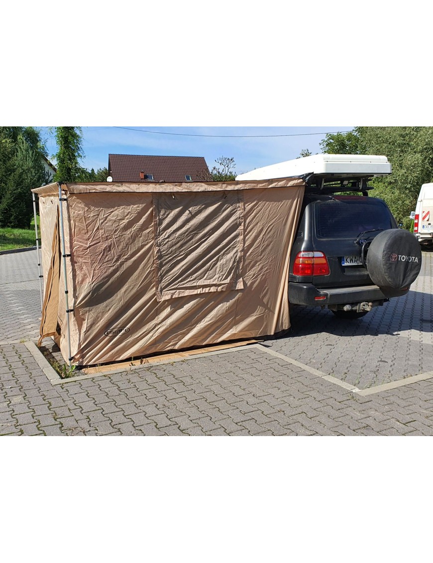Ściany do zadaszenia bez podłogi TYP 1 2,5 x 3m Piaskowe