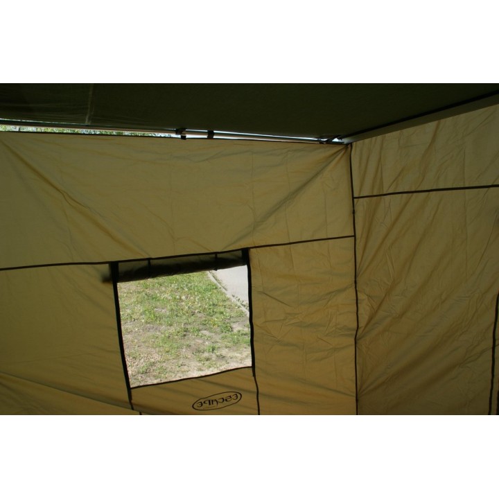 Ściany do zadaszenia bocznego TYP 2 2,5 x 3m Zielone Escape - ujęcie 3
