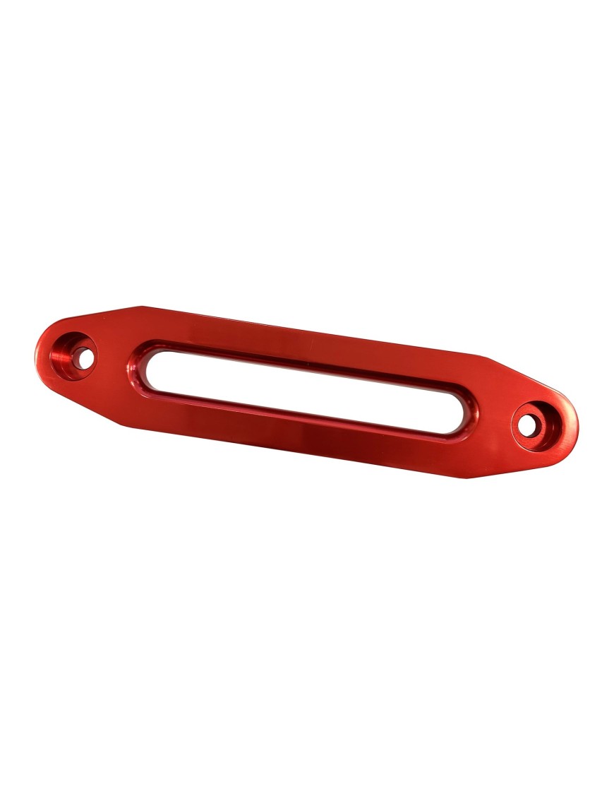 Aluminiowy ślizg do liny syntetycznej 252 mm czerwony