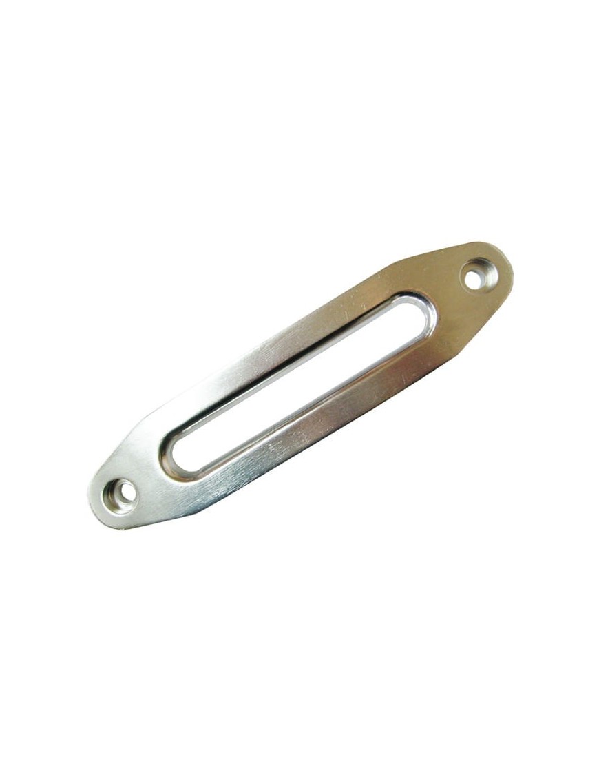 Aluminiowy ślizg do liny syntetycznej 252 mm srebrny