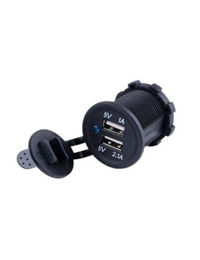 Ładowarka 2× USB 5V 1A i 2,1A