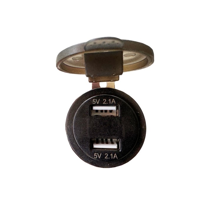 Ładowarka 2× USB 5V 2,1A z woltomierzem Escape - ujęcie 4