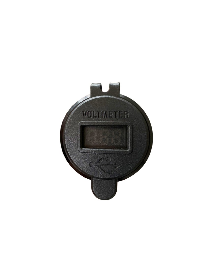 Ładowarka 2× USB 5V Quick Charge 3.0 i 2,4A z woltomierzem