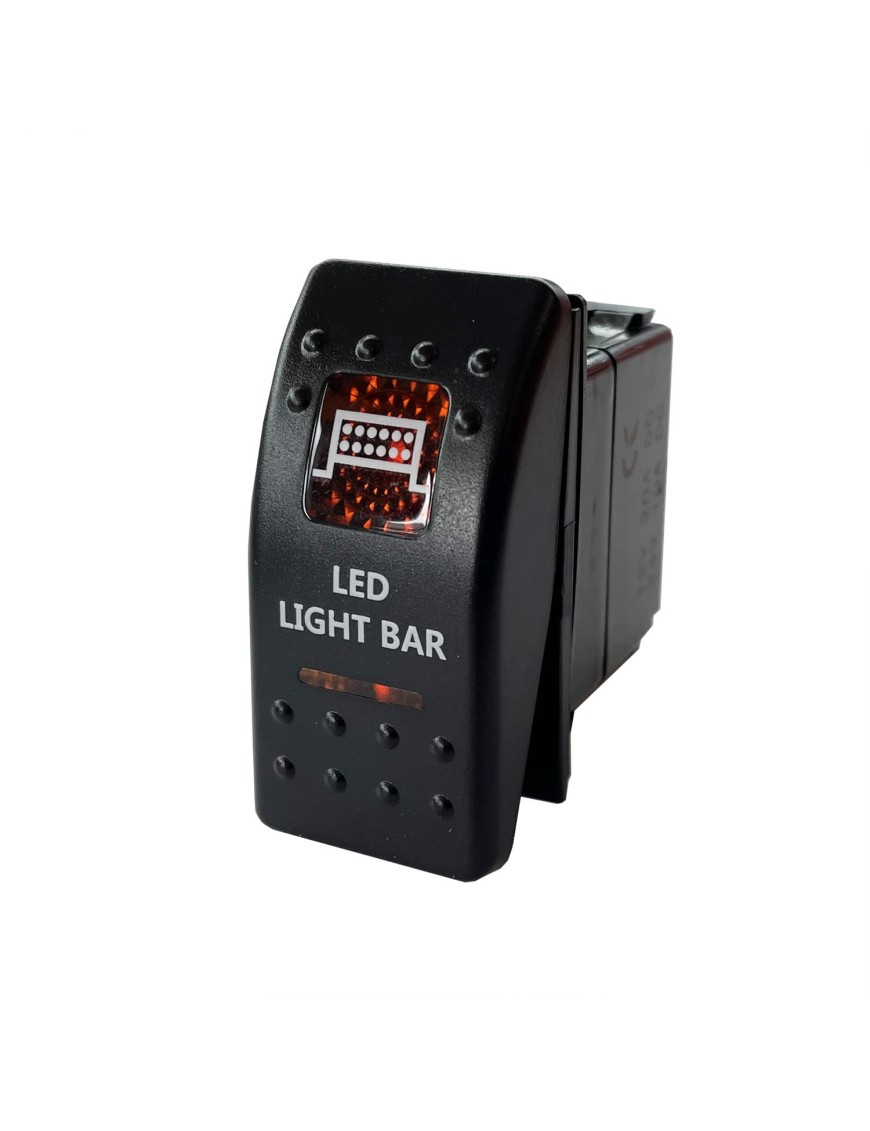 Włącznik carling Led Light Bar – podświetlenie czerwone