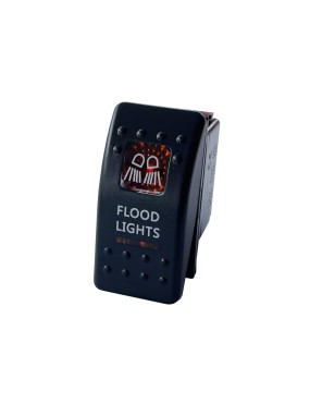 Włącznik carling Flood Lights – podświetlenie pomarańczowe