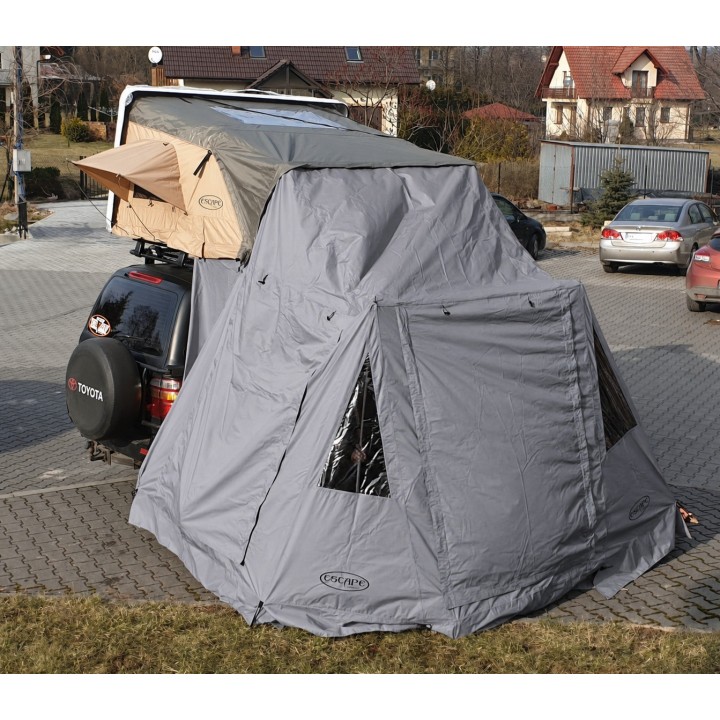 Przedsionek do namiotu dachowego Escape VARIO 160 cm Szary