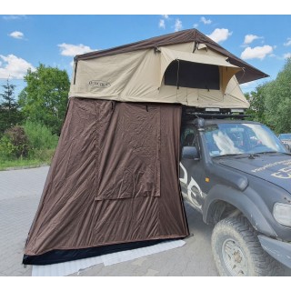 Przedsionek do namiotu dachowego ALASKA 160 cm LONG Brązowy Escape