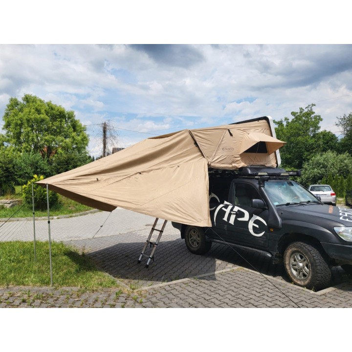 Zadaszenie do namiotu dachowego Escape VARIO 160 cm Piaskowe