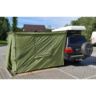 Ściany-namiot do zadaszenia z podłogą TYP 1 2,5 x 2,5m Zielone Escape