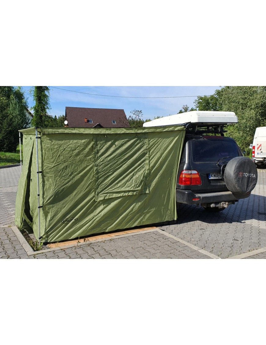 Ściany-namiot do zadaszenia z podłogą TYP 1 2,5 x 2,5m Zielone