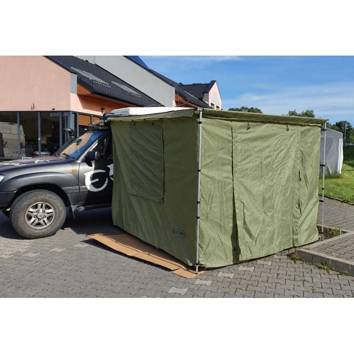 Ściany-namiot do zadaszenia z podłogą TYP 1 2 x 2,5m Zielone Escape