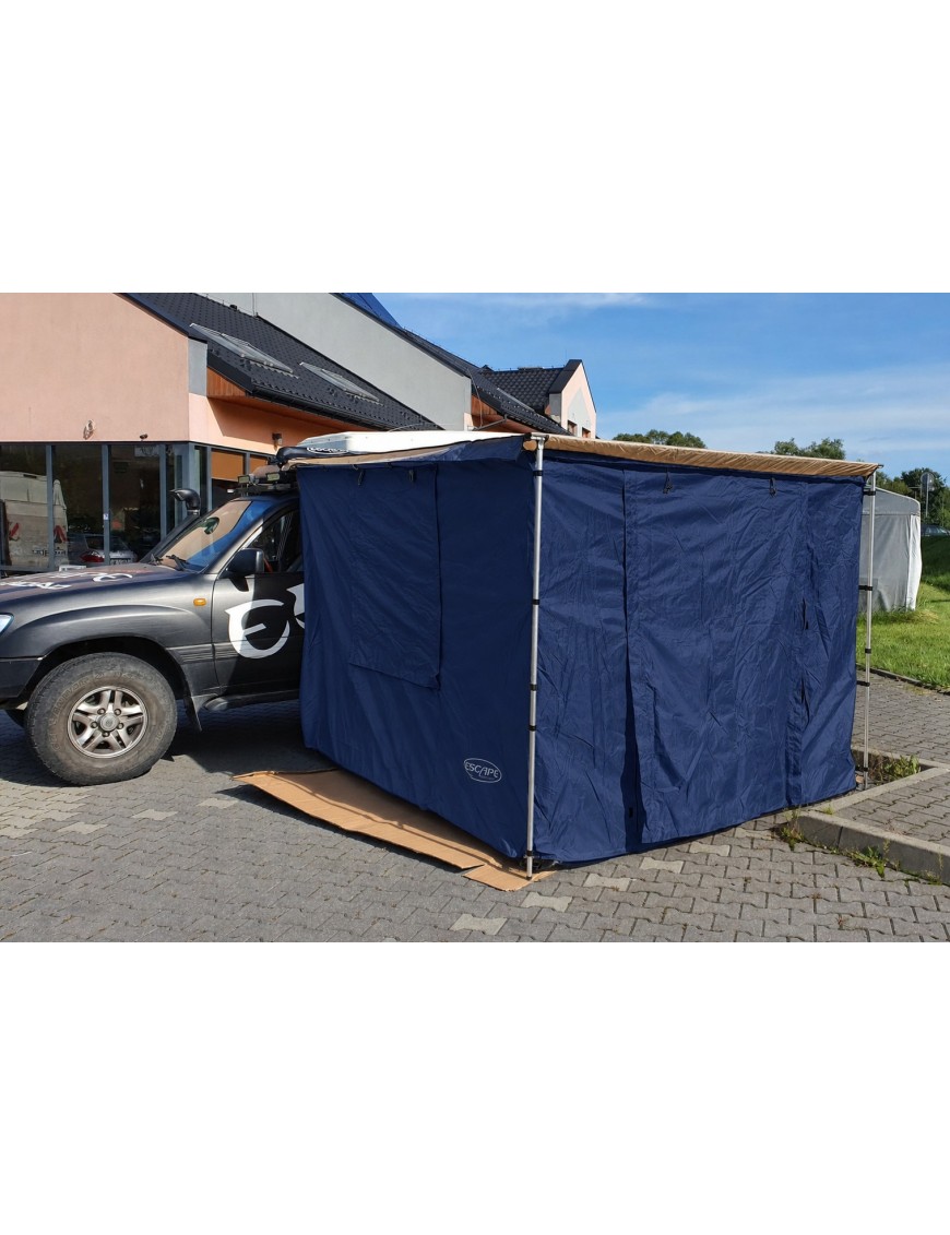 Ściany-namiot do zadaszenia z podłogą TYP 1 2 x 3m Granatowe