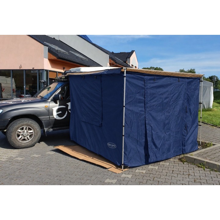 Ściany-namiot do zadaszenia z podłogą TYP 1 2 x 3m Granatowe Escape