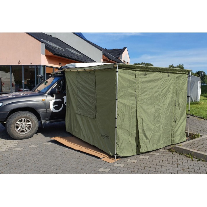 Ściany-namiot do zadaszenia z podłogą TYP 1 1,25 x 2m Zielone Escape