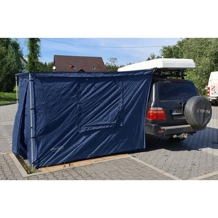 Ściany-namiot do zadaszenia z podłogą TYP 1 2,5 x 2,5m Granatowe Escape