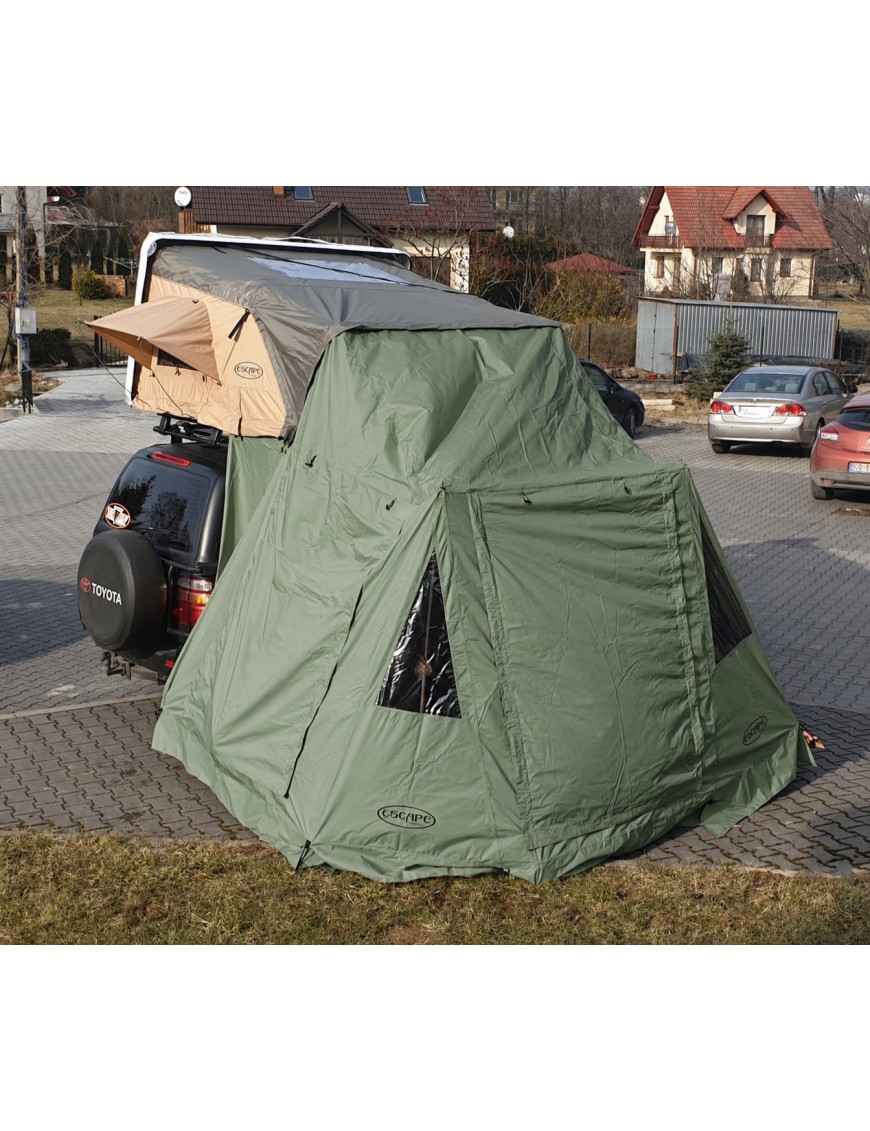 Przedsionek do namiotu dachowego Escape VARIO 210 cm Zielony