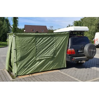 Ściany do zadaszenia bez podłogi TYP 1 2,5 x 2,5m Zielone Escape