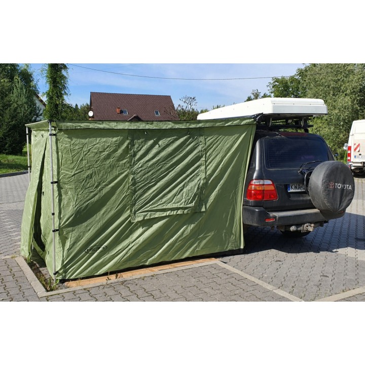 Ściany do zadaszenia bez podłogi TYP 1 2,5 x 2,5m Zielone Escape