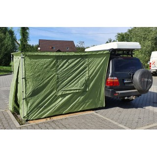 Ściany do zadaszenia bez podłogi TYP 1 2 x 2,5m Zielone Escape