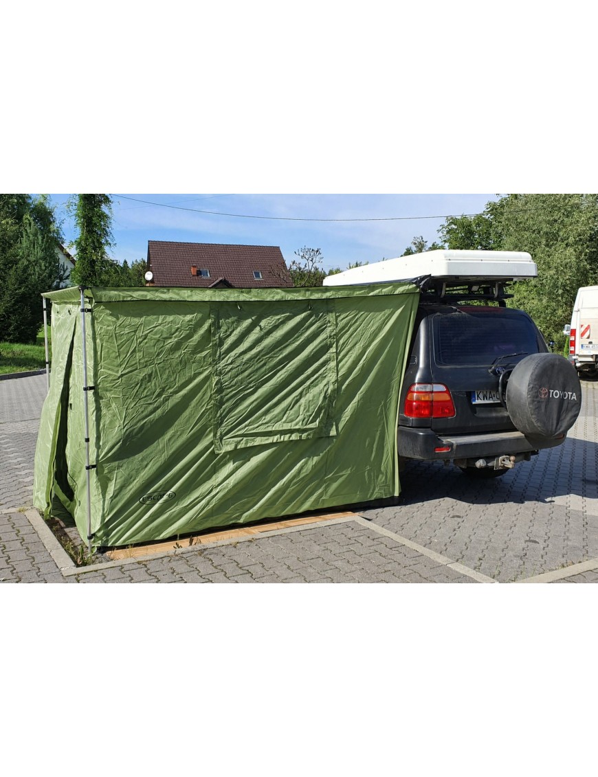 Ściany do zadaszenia bez podłogi TYP 1 2 x 2,5m Zielone
