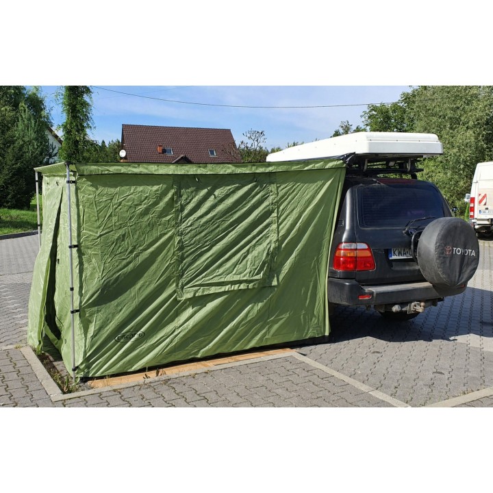 Ściany do zadaszenia bez podłogi TYP 1 2 x 2,5m Zielone Escape
