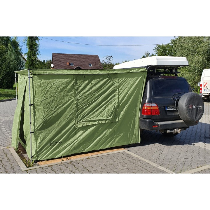 Ściany do zadaszenia bez podłogi TYP 1 1,25 x 2m Zielone Escape