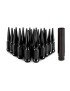 Nakrętki kół Spiked M14x1,5 czarne 24 szt. Mishimoto
