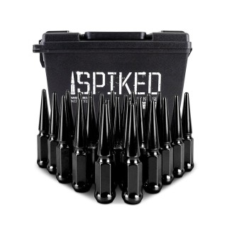 Nakrętki kół Spiked M14x1,5 czarne 24 szt. Mishimoto - ujęcie 2