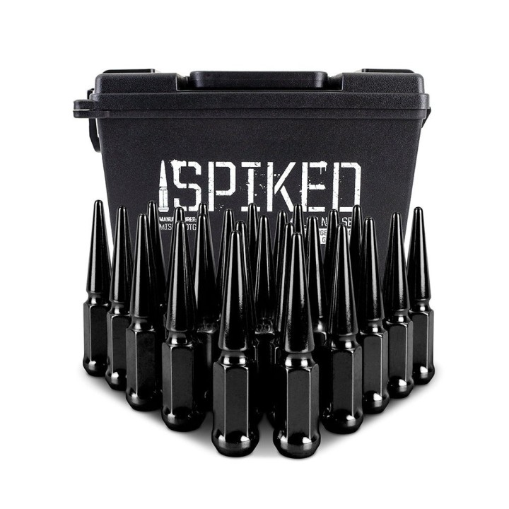 Nakrętki kół Spiked M14x1,5 czarne 24 szt. Mishimoto - ujęcie 2